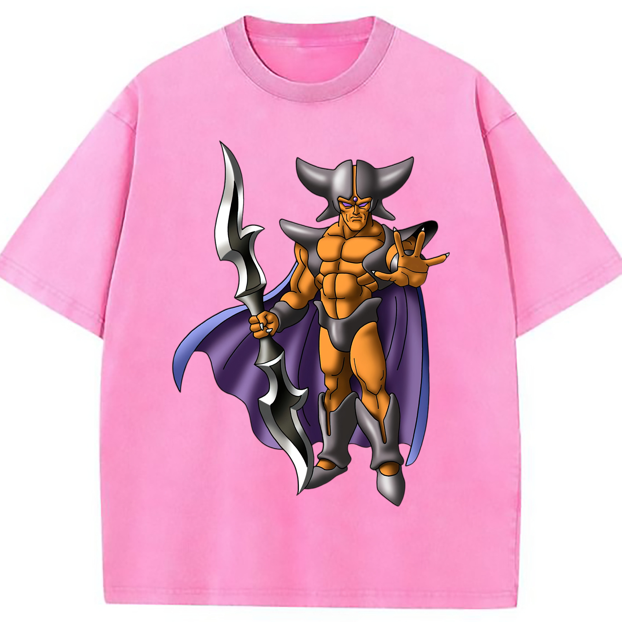 （画像用） ドラゴンクエスト Doragon Kuesuto Dragon Quest 綿100% ヴィンテージ風 半袖Tシャツ（フロントプリント）